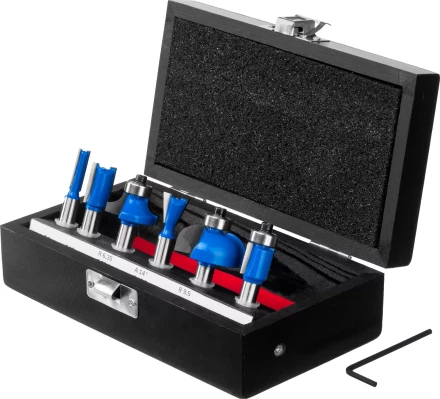 ЗУБР 6 шт, набор профильных фрез по дереву, Профессионал (28795-H6) купить в Муравленко