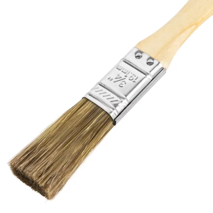 Кисть плоская &quot;Евро&quot; 3/4&quot;, смешанная щетина, деревянная ручка MTX 83076 купить в Муравленко