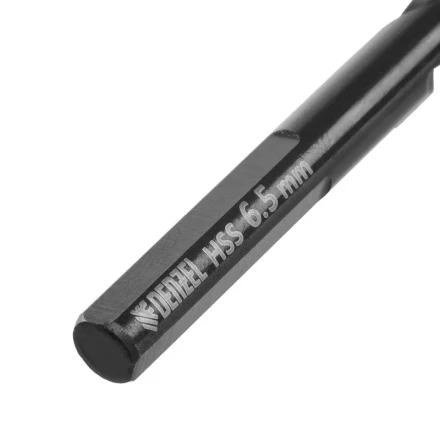 Сверло по металлу, 6,5 мм, HSS-Tin, Golden Tip, 10 шт. Denzel 717216 купить в Муравленко