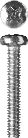 Винт ЗУБР &quot;МАСТЕР&quot; DIN 7985, класс прочности 4.8, оцинкованный, M4x20мм, 5кг 303150-04-020 купить в Муравленко