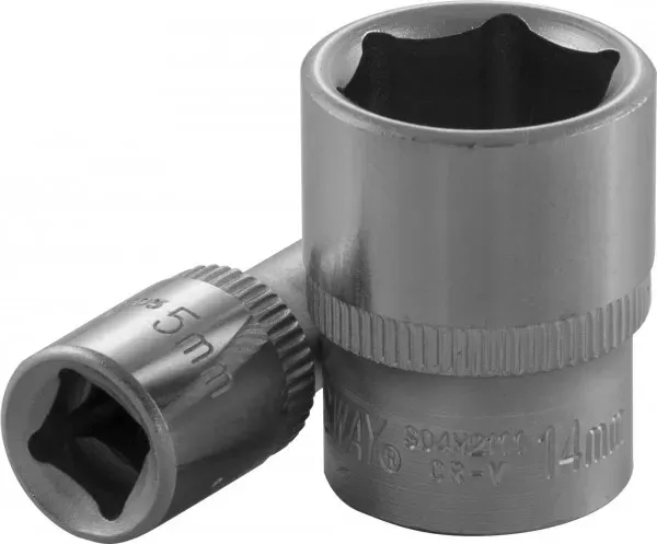 Головка торцевая шестигранная 1/4" М5 S04Н2105 Jonnesway 47990 купить в Муравленко