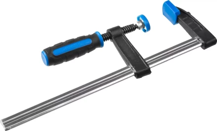 Струбцина ЗУБР &quot;ПРОФЕССИОНАЛ&quot;, тип &quot;F&quot;, двухкомпонентная ручка, стальная закаленная рейка, 50х200мм 32155-050-200 купить в Муравленко