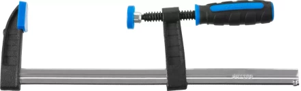 Струбцина ЗУБР &quot;ПРОФЕССИОНАЛ&quot;, тип &quot;F&quot;, двухкомпонентная ручка, стальная закаленная рейка, 50х200мм 32155-050-200 купить в Муравленко