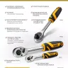 Ключ-трещотка 1/2" Denzel 14033, 90 зубьев, с быстрым сбросом, CrV купить в Муравленко