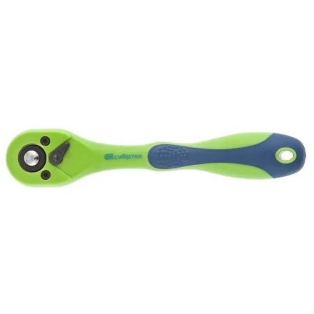 Ключ трещотка двухкомпонентная рукоятка 3/8 СИБРТЕХ артикул 14008 купить в Муравленко