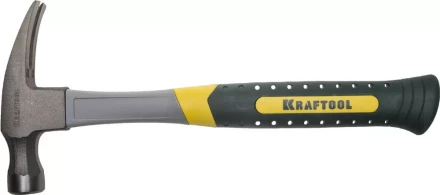 Молоток-гвоздодер RIP 450 г с фиберглассовой рукояткой, KRAFTOOL 20281-450 20281-450 купить в Муравленко