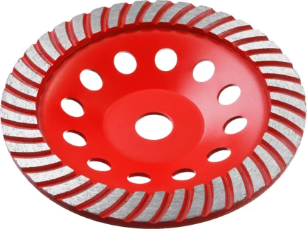 Чашка алмазная шлифовальная по бетону ЗУБР &quot;МАСТЕР&quot; сегментированная, 180мм 33375-180 купить в Муравленко