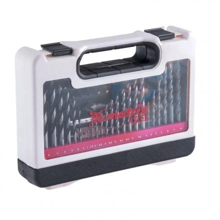 Набор сверл комбинированный по металлу 1-6 мм бетону 3-8 мм дереву 3-8 мм перки биты 30 шт адаптер головки 8 шт 71 предмет Pro Matrix 725671 купить в Муравленко