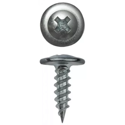 Саморезы ЗУБР с прессшайбой по листовому металлу до 0,9мм, PH2, 4,2х16мм, ТФ7, 70шт 4-300197-42-016 купить в Муравленко