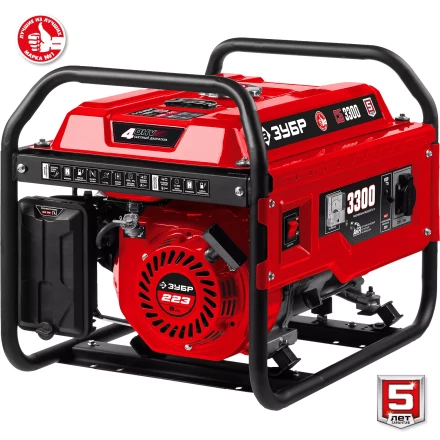 ЗУБР 3300 Вт, бензиновый генератор (СБ-3300) купить в Муравленко