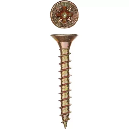 Шурупы ЗУБР &quot;МАСТЕР&quot; по дереву желтопассивированные, 3.0x25мм, 70шт 300396-30-025 купить в Муравленко