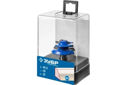 ЗУБР 44.5 x 21 мм, фреза кромочная для углового сращивания, Профессионал (28724-44.5) купить в Муравленко