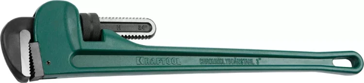 Ключ KRAFTOOL трубный, разводной, быстрозажимной, тип "RIGIT", Cr-Mo губки, высокотехнологичный Al корпус, цельнокованный, 3"/600мм 2728-60_z01 купить в Муравленко