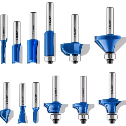 ЗУБР 12 шт, набор профильных фрез по дереву, Профессионал (28796-H12) купить в Муравленко