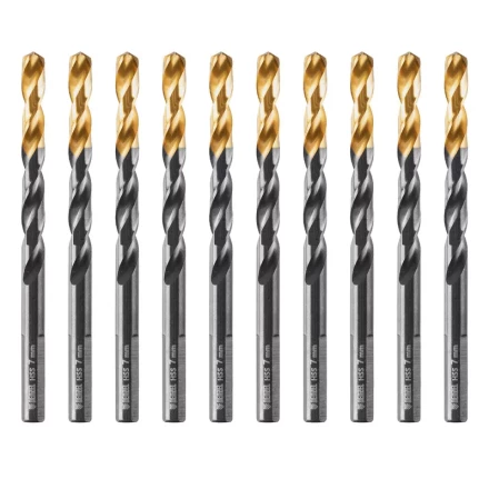 Сверло по металлу, 7 мм, HSS-Tin, Golden Tip, 10 шт. Denzel 717217 купить в Муравленко