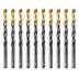 Сверло по металлу, 7 мм, HSS-Tin, Golden Tip, 10 шт. Denzel 717217 купить в Муравленко