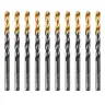 Сверло по металлу, 7 мм, HSS-Tin, Golden Tip, 10 шт. Denzel 717217 купить в Муравленко