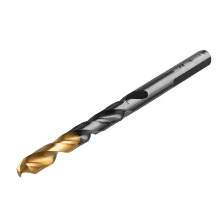 Сверло по металлу, 7 мм, HSS-Tin, Golden Tip, 10 шт. Denzel 717217 купить в Муравленко