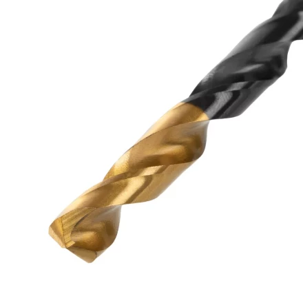Сверло по металлу, 7 мм, HSS-Tin, Golden Tip, 10 шт. Denzel 717217 купить в Муравленко