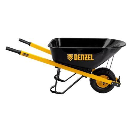 Тачка садово-строительная усиленная DENZEL 68999 одноколесная купить в Муравленко