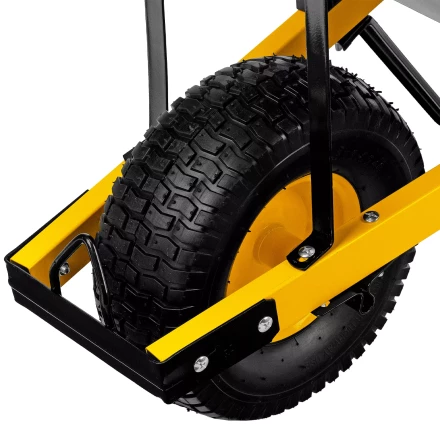 Тачка садово-строительная усиленная DENZEL 68999 одноколесная купить в Муравленко