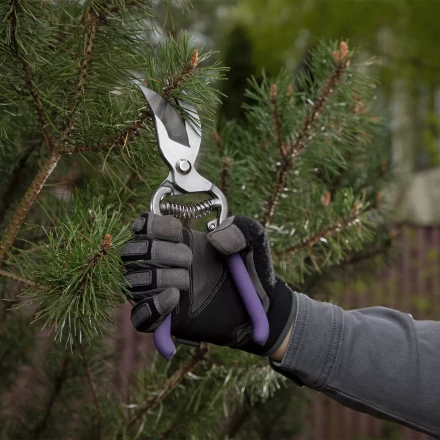 Секатор прямого реза Palisad, 255 мм, цельнокованый, металлические обрезиненные рукоятки, 60467 купить в Муравленко