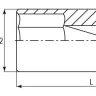 Головка торцевая глубокая 1/4"DR 9 мм S04HD2109 Jonnesway 48005 купить в Муравленко