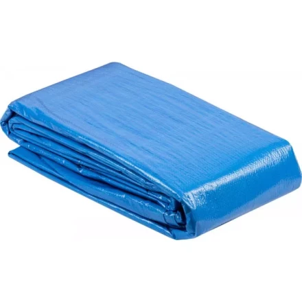 Тент-полотно ЗУБР &quot;МАСТЕР&quot; универсальный, из тканого полимера плотностью 75 г/м3, с люверсами, водонепроницаемый, 6мх8м 12550-06-08 купить в Муравленко