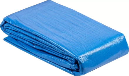 Тент-полотно ЗУБР &quot;МАСТЕР&quot; универсальный, из тканого полимера плотностью 75 г/м3, с люверсами, водонепроницаемый, 6мх8м 12550-06-08 купить в Муравленко