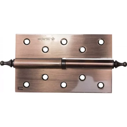 Петля дверная разъемная ЗУБР &quot;ЭКСПЕРТ&quot;, 1 подшипник, цвет ст. медь (AC), правая, с крепежом, 125х75х2,5мм, 2 шт 37605-125-6R купить в Муравленко