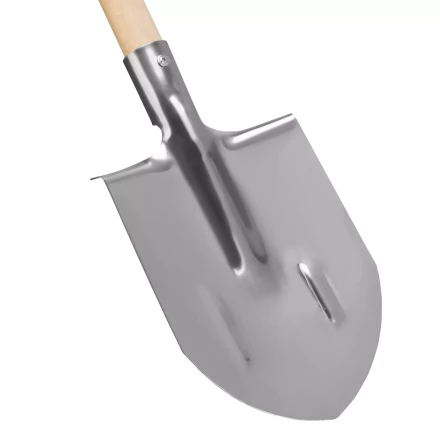 Лопата штыковая Palisad, нерж. сталь, 200х265х1385 мм, ребра жесткости, деревянный черенок, Россия, 6146757 купить в Муравленко