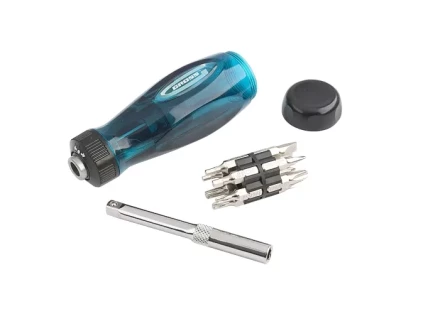 Отвертка реверсивная с удлинителем, трещотка 72 зуба, 12 шт, сталь S2 Gross 11603 купить в Муравленко