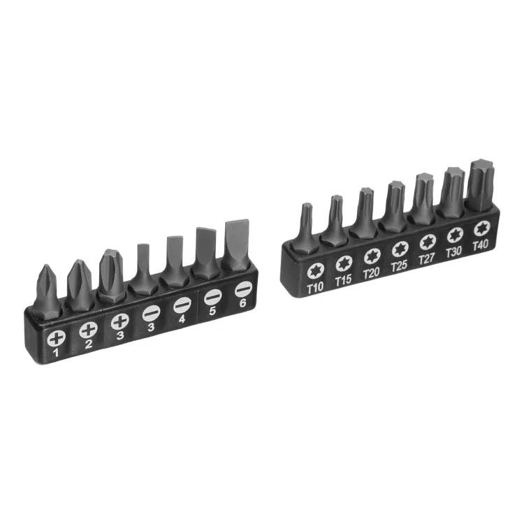 Набор инструментов Denzel 15801, 1/2", 1/4", CrV, S2, пластиковый кейс, 64 предмета купить в Муравленко