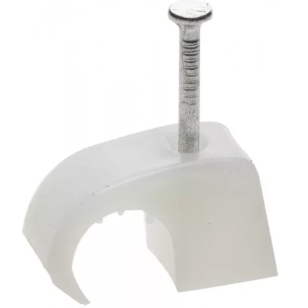 Скоба-держатель для кабеля, универсальная, с оцинкованным гвоздем, 4-7 мм, 60 шт, STAYER Master 45050-04-07 45050-04-07 купить в Муравленко