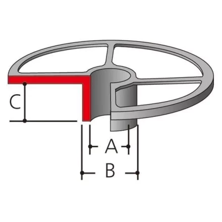 Направляющая втулка Makita 193339-9 (копировальное кольцо для фрезеров Makita RP 0910 и RP 1110 C) купить в Муравленко