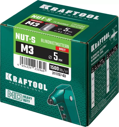 Заклепки резьбовые KRAFTOOL 311707-03 купить в Муравленко