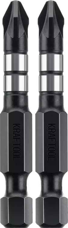 Биты для ударных шуруповертов KRAFTOOL Impact Pro PZ 26193-2-50-S2 купить в Муравленко
