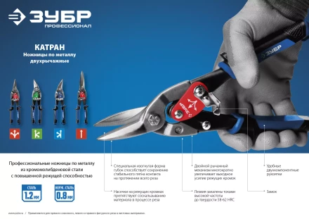 Ножницы по металлу двухрычажные ПРОФЕССИОНАЛ серия ПРОФЕССИОНАЛ купить в Муравленко