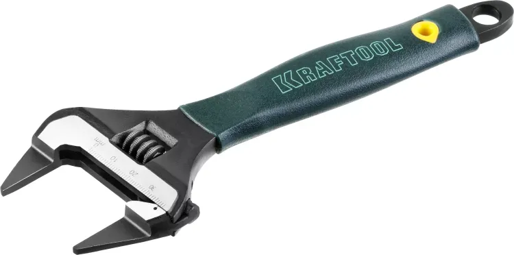 Ключ разводной SlimWide-S, 200 / 38 мм, KRAFTOOL 27263-20 купить в Муравленко