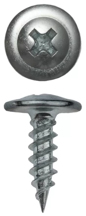 Саморезы ЗУБР с прессшайбой по листовому металлу до 0,9мм, PH2, 4,2х19мм, ТФ6, 16шт 4-300196-42-019 купить в Муравленко