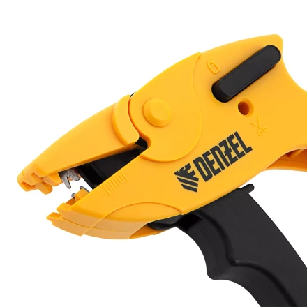 Щипцы для зачистки электропроводов, сечением 0,2-6 мм2, функция обрезания проводов Denzel 17741 купить в Муравленко