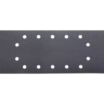 Лист шлиф. универсал. URAGAN с покрытием стеарата цинка, 14 отверстий по кругу, для ПШМ, P320, 115х280мм, 50шт 907-23104-320-50 купить в Муравленко