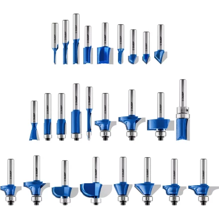 ЗУБР 26 шт, набор профильных фрез по дереву, Профессионал (28796-H26) купить в Муравленко