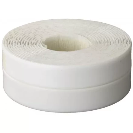 Лента бордюрная для ванн и раковин, STAYER Profi 12341-20-20, самоклеящаяся, профиль L, цвет белый, 20 х 20мм х 3,35м 12341-20-20 купить в Муравленко