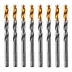 Сверло по металлу, 7,5 мм, HSS-Tin, Golden Tip, 8 шт. Denzel 717218 купить в Муравленко