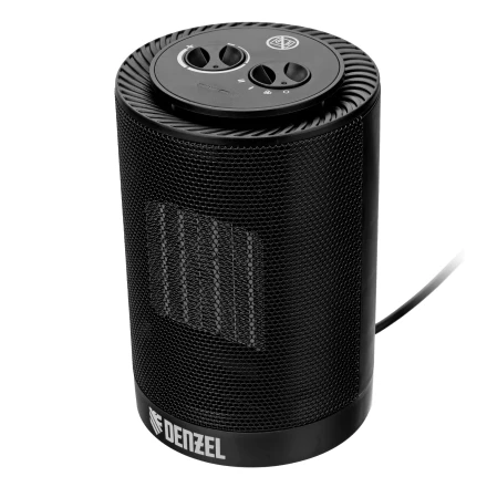 Тепловентилятор керамический Denzel DTFC-1200S, вращение, 3 реж., вент., нагрев 600/1200 Вт 96411 купить в Муравленко