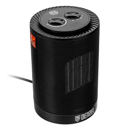 Тепловентилятор керамический Denzel DTFC-1200S, вращение, 3 реж., вент., нагрев 600/1200 Вт 96411 купить в Муравленко