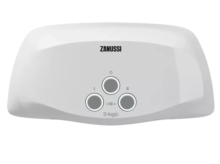Водонагреватель проточный ZANUSSI 3-logic 6.5 TS душ и кран купить в Муравленко