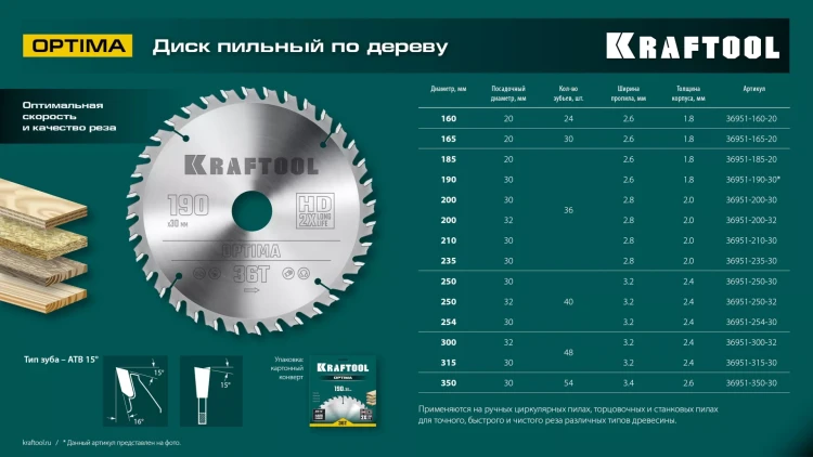 Диск пильный OPTIMA, повышенный ресурс 36951-254-30 купить в Муравленко