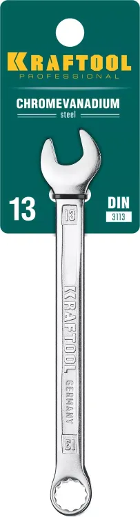 Ключи комбинированные KRAFTOOL, Cr-V, DIN 3113 27079-13 купить в Муравленко
